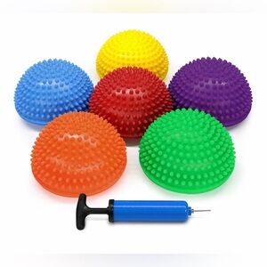 Wobble Cushion Set for Sensory Kids and Balance Training Hedgehog Pods Set of 5